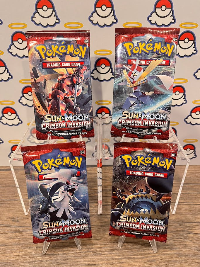 Crimson Invasion Booster Pack Art Set (x4)