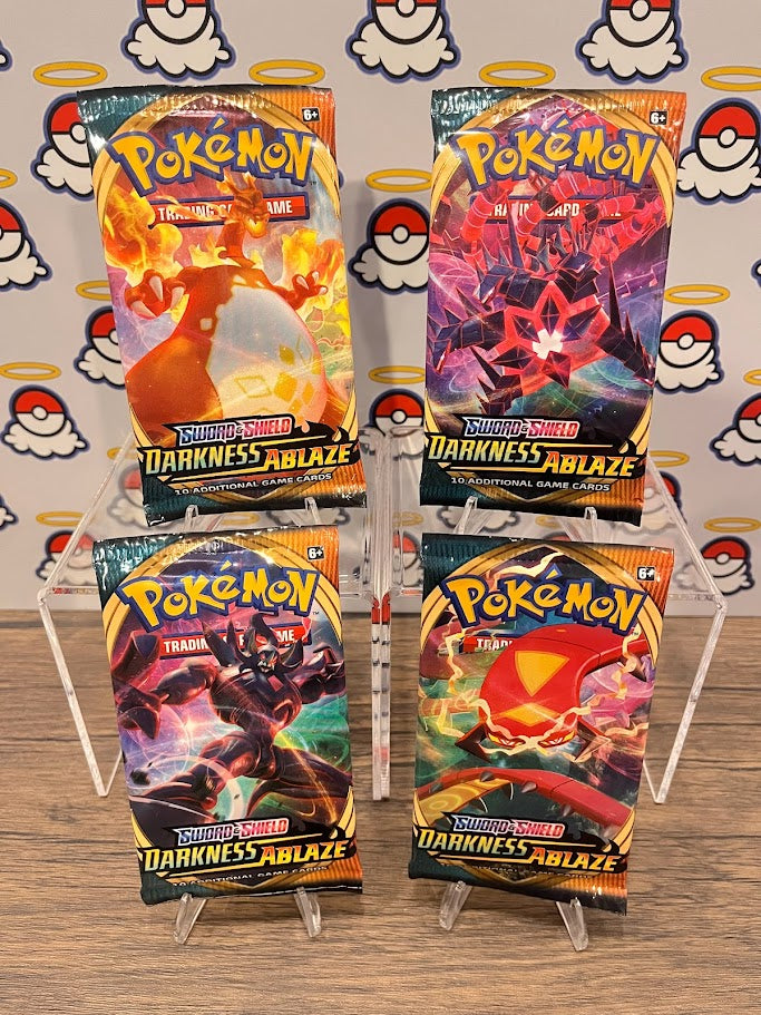 Darkness Ablaze Booster Pack Art Set (x4)