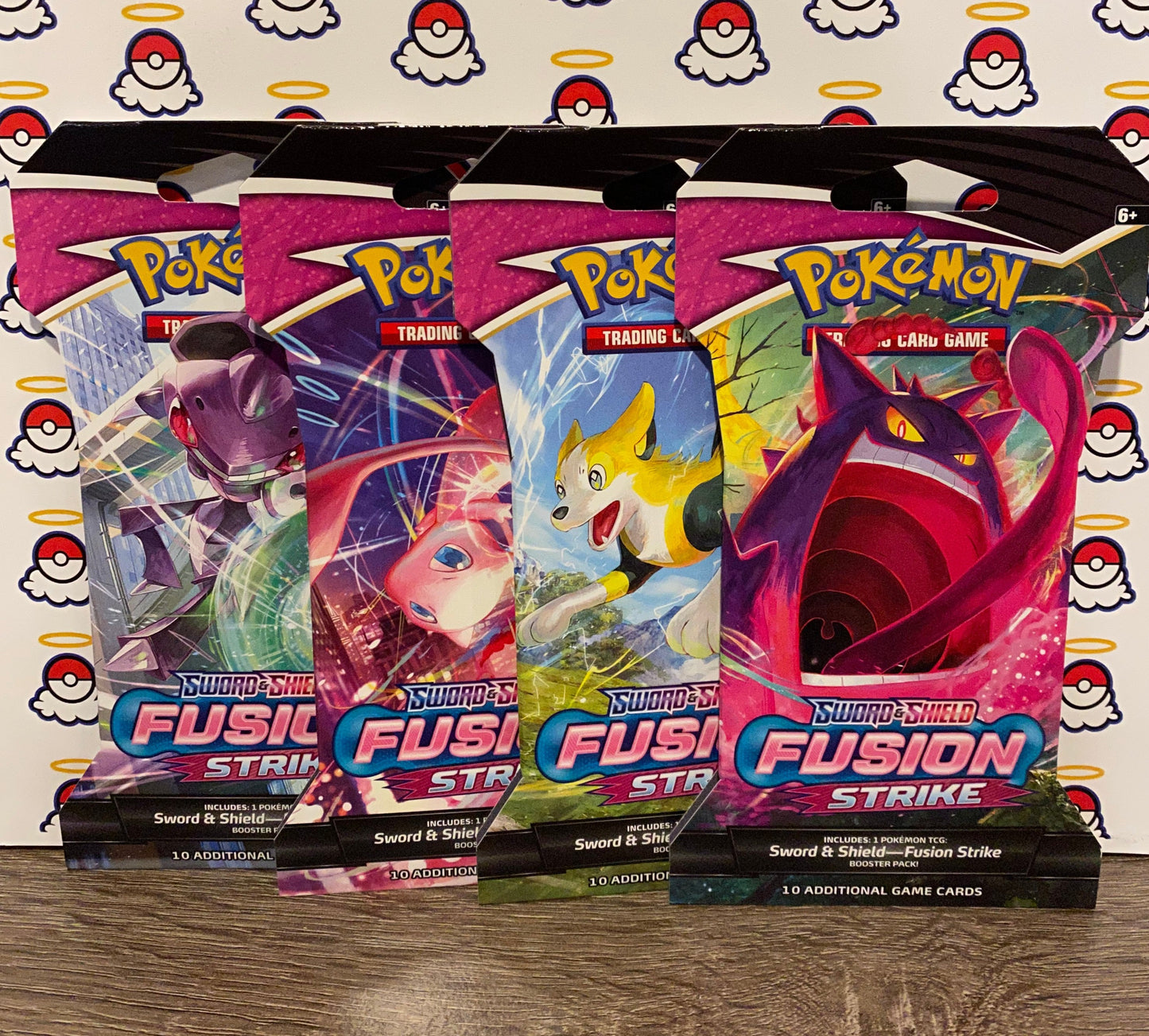 Fusion Strike Sleeved Booster Pack Art Set (x4)