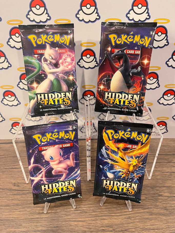 Hidden Fates Booster Pack Art Set (x4)