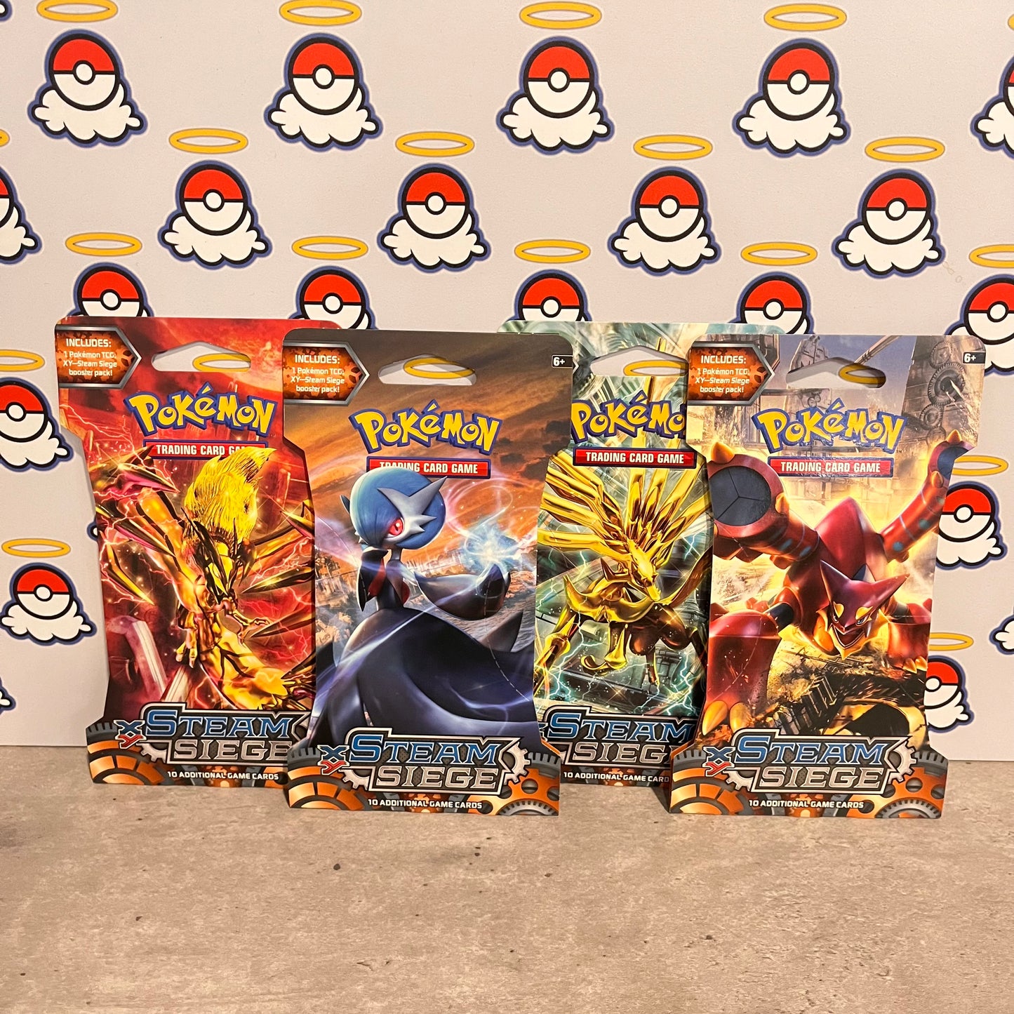 Steam Siege Sleeved Booster Pack Art Set (x4)