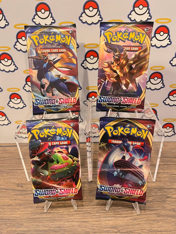 Sword & Shield Booster Pack Art Set (x4)