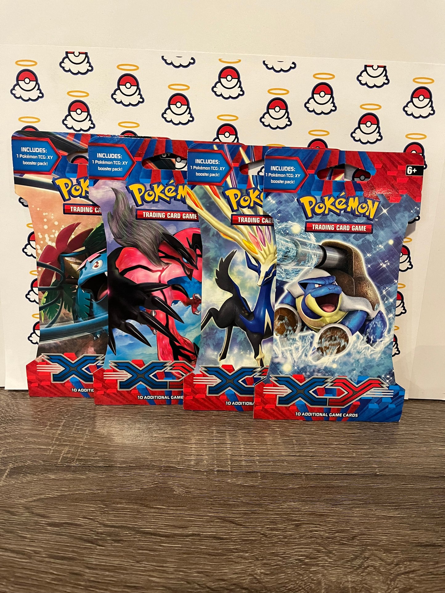 XY Booster Sleeved Pack Art Set (x4)