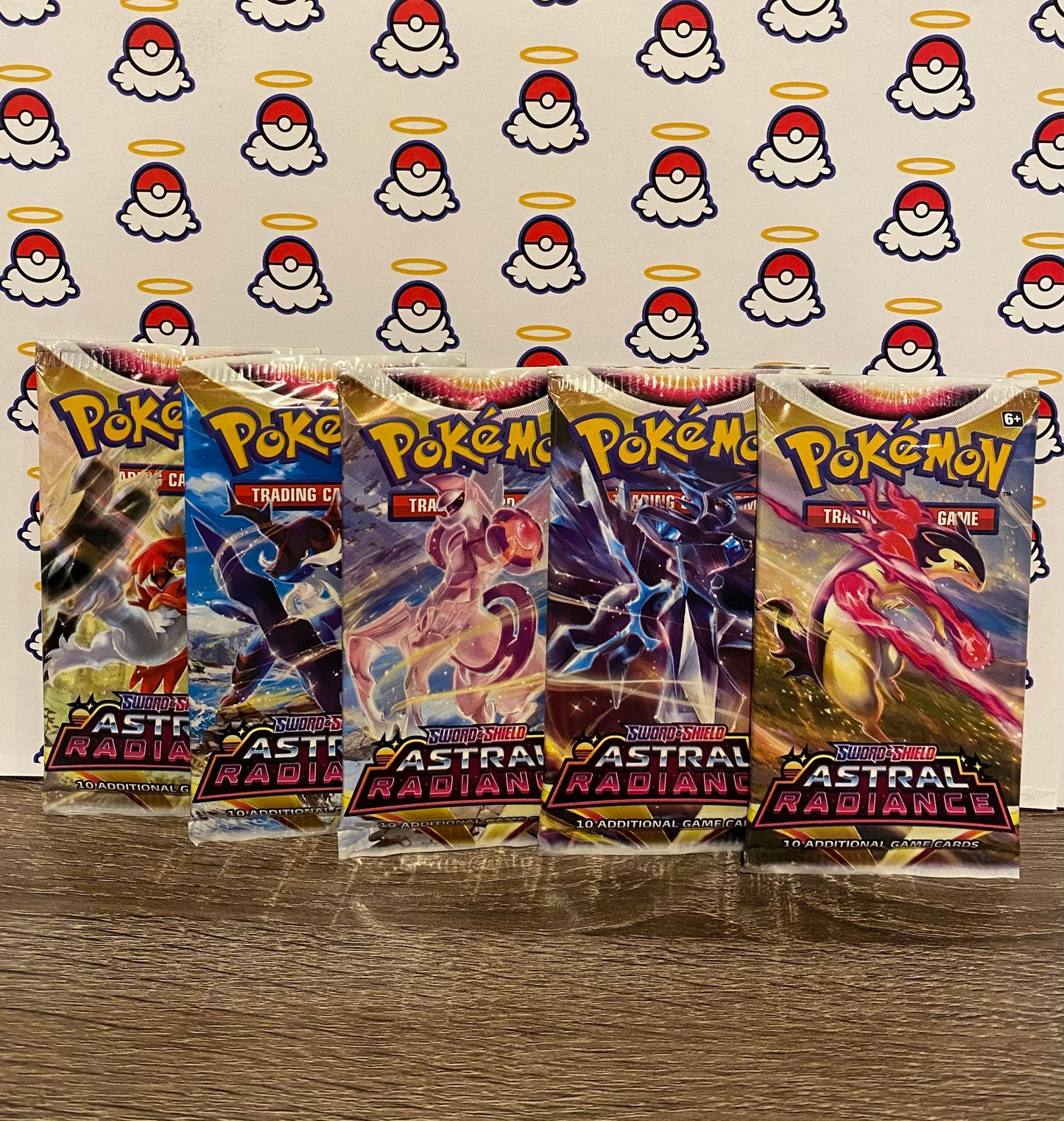 Astral Radiance Booster Pack Art Set (x5)