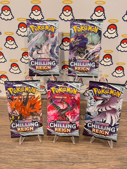 Chilling Reign Booster Pack Art Set (x5)