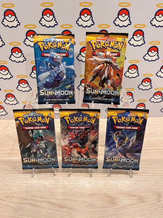 Sun & Moon Booster Pack Art Set (x5)