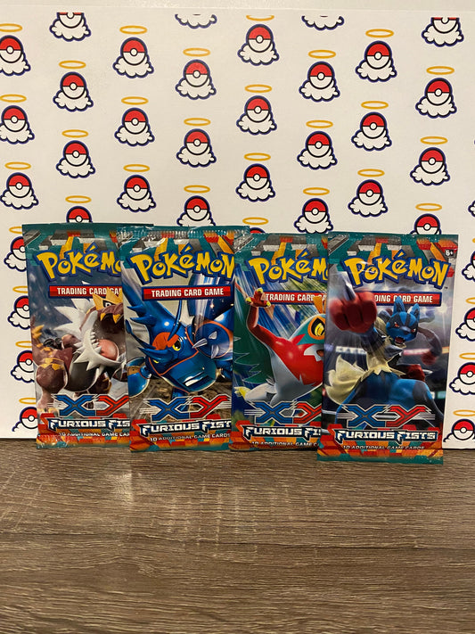 Furious Fists Booster Pack Art Set (x4)